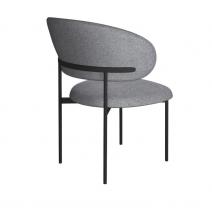  Стул DikLine 201 NS10 GREY, ножки черные, фото 3 