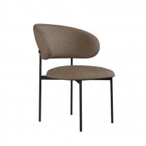 Стул DikLine 201 NS05 CAPPUCCINO, ножки черные, фото 1 