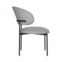  Стул DikLine 201 NS10 GREY, ножки черные, фото 4 