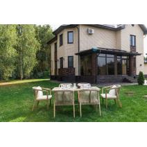  Обеденный комплект MICHELLE на 6 персон из натуральной акации, фото 5 