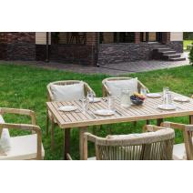  Обеденный комплект MICHELLE на 6 персон из натуральной акации, фото 4 