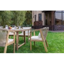  Обеденный комплект MICHELLE на 6 персон из натуральной акации, фото 3 