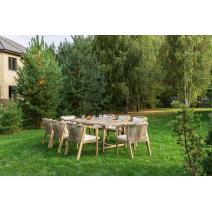  Обеденный комплект MICHELLE на 8 персон из натуральной акации, фото 4 