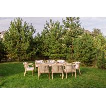  Обеденный комплект MICHELLE на 8 персон из натуральной акации, фото 3 