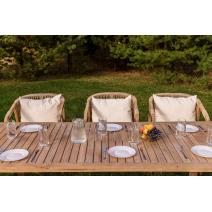  Обеденный комплект MICHELLE на 8 персон из натуральной акации, фото 6 