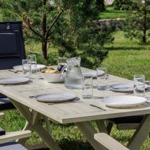  Обеденный комплект CAMILLA белого цвета, фото 4 