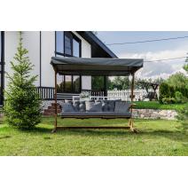  Диван-Качели GRACE трехместные из массива акации, фото 4 