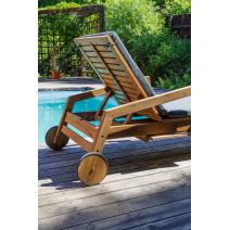  Комплект из 2-х шезлонгов PAOLO из акации и столика RAMON, фото 9 