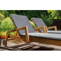  Комплект шезлонгов PAOLO на колесиках из акации(teaklook), фото 2 