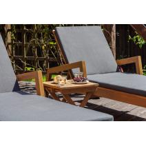  Комплект из 2-х шезлонгов PAOLO из акации и столика LUCIO, фото 2 