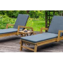  Комплект из 2-х шезлонгов PAOLO из акации и столика LUCIO, фото 4 