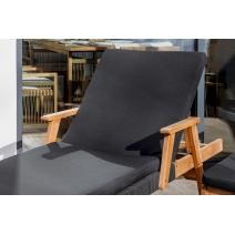  Шезлонг MICHELLE SUNLOUNGE с черной подушкой, фото 4 