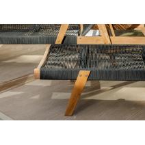  Шезлонг MICHELLE SUNLOUNGE с черной подушкой, фото 7 