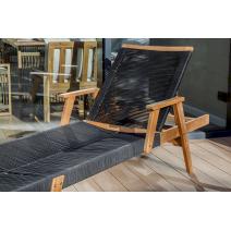  Шезлонг MICHELLE SUNLOUNGE с черной подушкой, фото 8 