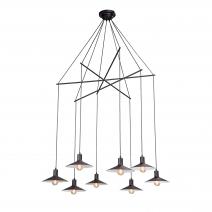  Люстра V4825-1/8S, 8xE27 макс. 40Вт, фото 3 