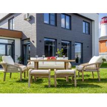  Обеденный комплект MICHELLE бежевый, фото 8 