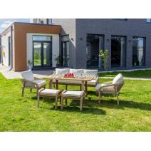  Обеденный комплект MICHELLE бежевый, фото 6 