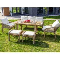  Обеденный комплект MICHELLE бежевый, фото 2 