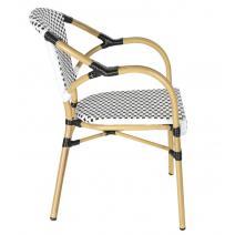  "Кабри" плетеный стул из искусственного ротанга, цвет черный, фото 3 