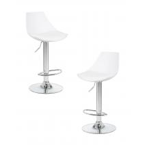  Набор 2 шт Стул барный DOBRIN ROCKY, белый, фото 1 