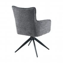  Стул DikLine 6826 т.к Серая Raven 15, опоры черные, фото 5 