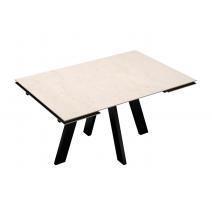  Стол DikLine DM140M Хромикс белый/опоры черные, фото 8 