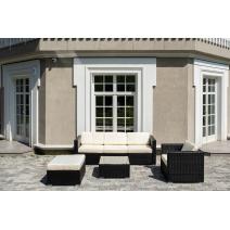  "Даллас" лаунж-зона из искусственного ротанга на 5 персон, цвет черный, фото 3 