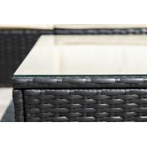  "Даллас" лаунж-зона из искусственного ротанга на 5 персон, цвет черный, фото 14 