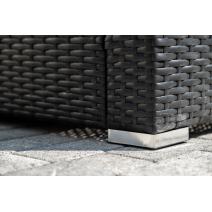  "Даллас" лаунж-зона из искусственного ротанга на 5 персон, цвет черный, фото 16 
