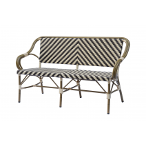  "Кабри" диван двухместный плетенный из искусственного ротанга, цвет бежево-коричневый, фото 1 