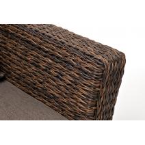  "Капучино" кресло из искусственного ротанга (гиацинт), цвет коричневый, фото 6 