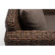  "Капучино" кресло из искусственного ротанга (гиацинт), цвет коричневый, фото 10 