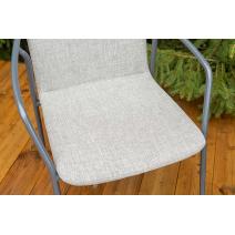  "Марокко" стул из текстилена nanotex, алюминиевый каркас, цвет серый, фото 7 