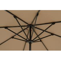  "Джулия" зонт садовый 3х3м на центральной опоре, тент бежевый, фото 3 