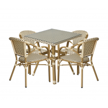  "Кабри" плетеный стул из искусственного ротанга, цвет бежево-коричневый, фото 6 