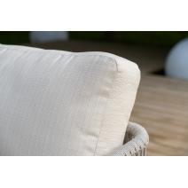  "Альбано" лаунж-зона 5-местная плетеная из роупа (веревки), каркас алюминиевый светло-серый, роуп серый меланж, фото 11 