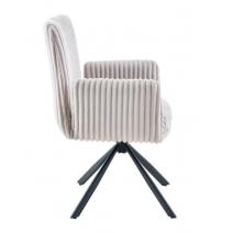  Стул DikLine 6827 т.к Бежевая Velo 30, опоры черные, фото 4 