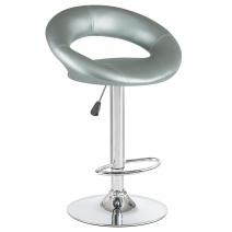  Стул барный DOBRIN MIRA, серебряный, фото 1 