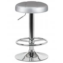  Табурет барный DOBRIN BRUNO, серебряный, фото 1 