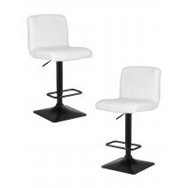  Набор 2 шт Стул барный DOBRIN LEO, белый букле (13), фото 1 