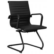  Офисное кресло для посетителей DOBRIN CODY BLACK, чёрный, фото 1 