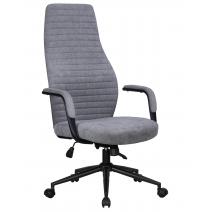  Офисное кресло для руководителей DOBRIN LOKI, серый (VRH230-03), фото 1 