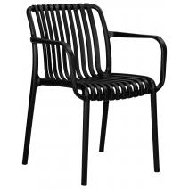  Стул обеденный DOBRIN WALTER ARM, черный (B-03), фото 1 