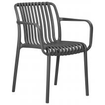  Стул обеденный DOBRIN WALTER ARM, темно-серый (GR-04), фото 1 