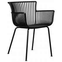  Стул обеденный DOBRIN ROSS, черный (B-03) без подушки, фото 1 