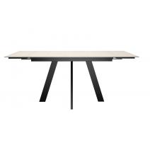  Стол DikLine DM110M Хромикс белый/опоры черные, фото 5 