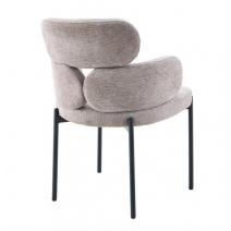  Стул DikLine 1311 т.к Темно-бежевая UF925-3, опоры черные, фото 4 