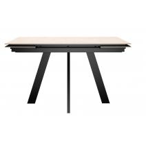  Стол DikLine DM140M Хромикс белый/опоры черные, фото 7 