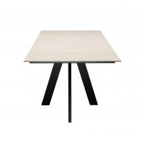  Стол DikLine DM110M Хромикс белый/опоры черные, фото 7 