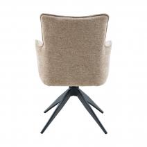  Стул DikLine 6826 т.к Темно-бежевая Raven 34, опоры черные, фото 5 